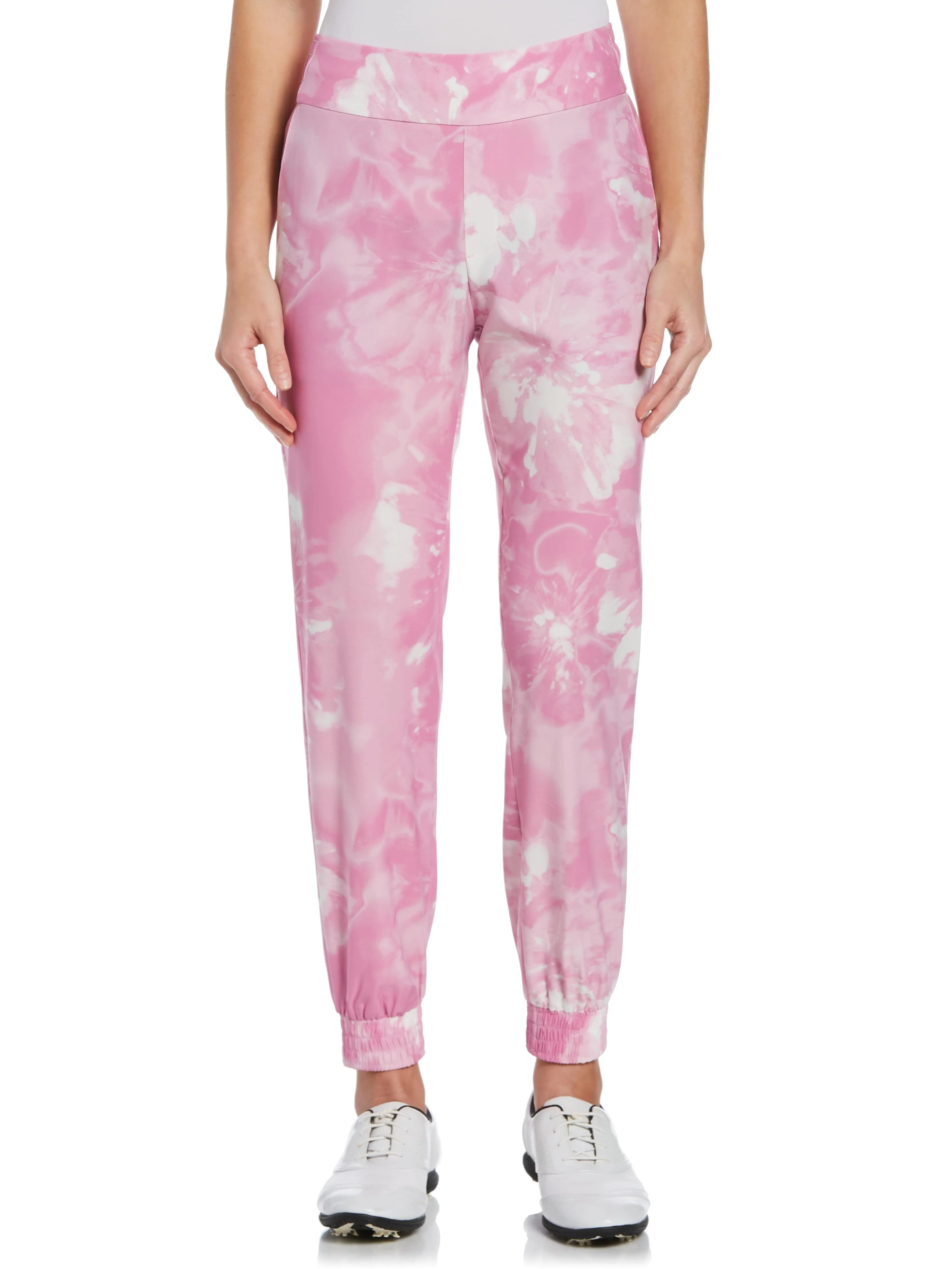Womens Tie Dye Stretch Golf Jogger