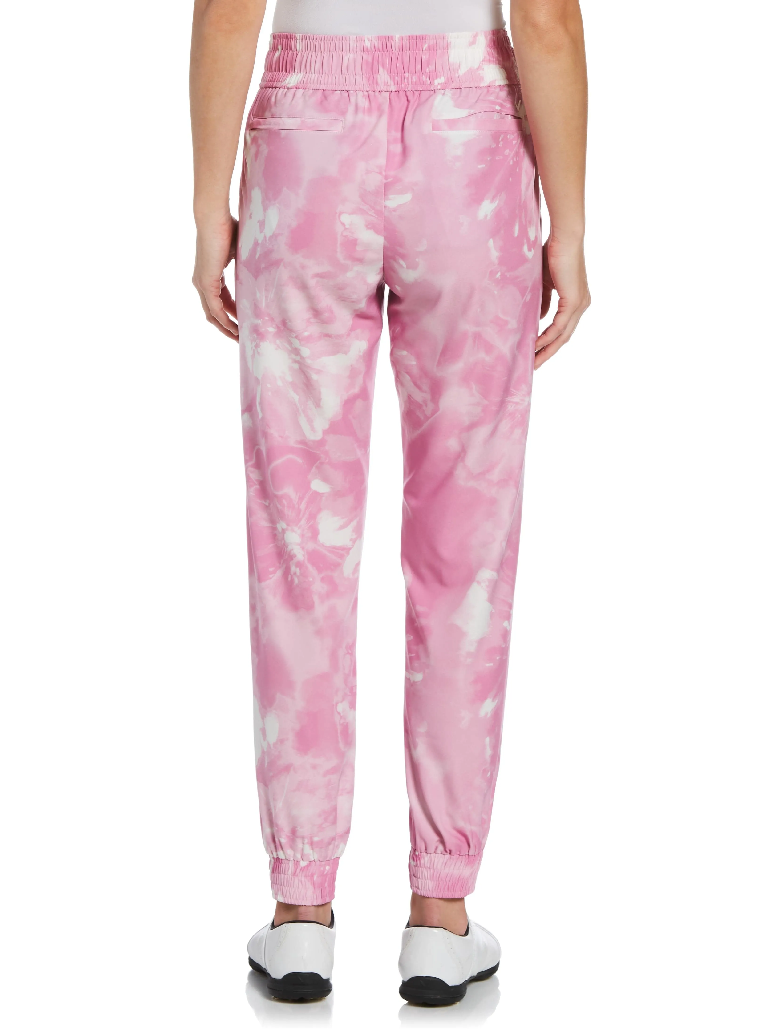 Womens Tie Dye Stretch Golf Jogger