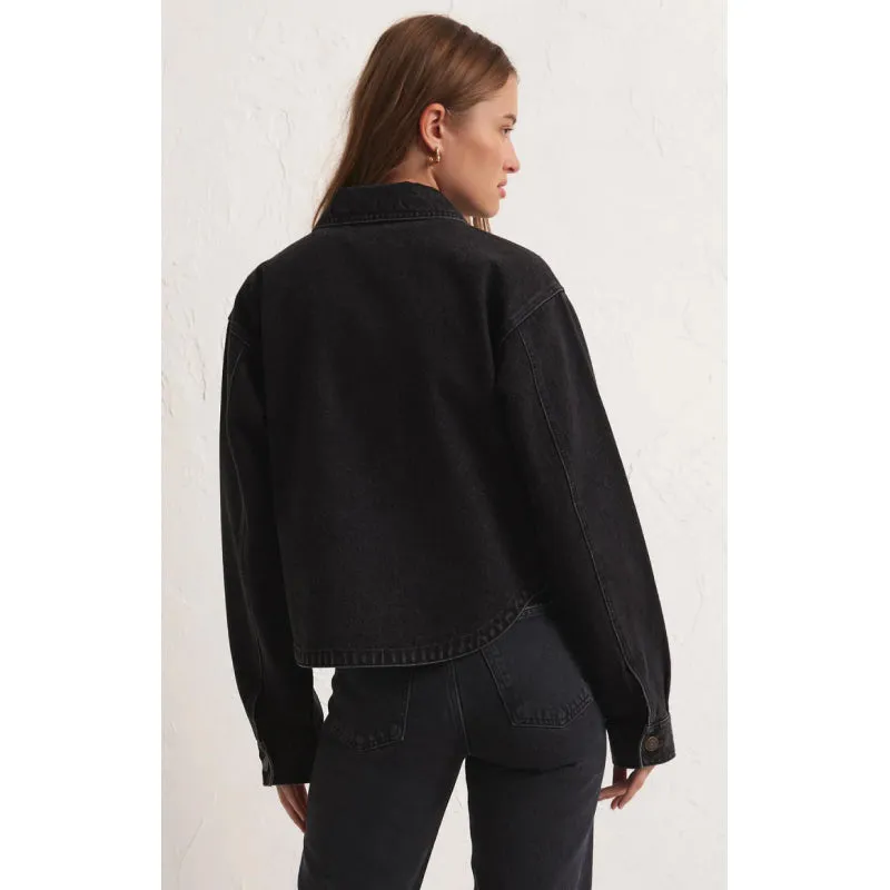 Z Supply Cropped Denim Jacket